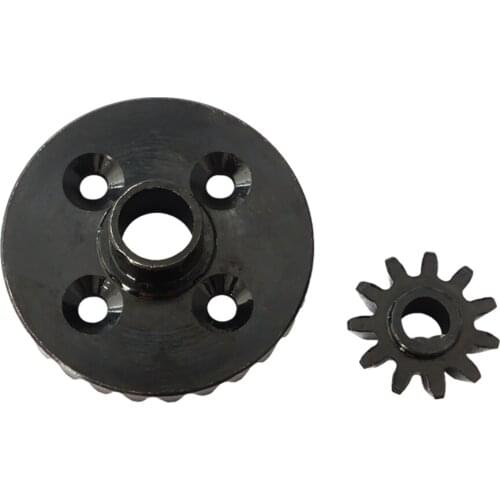2 PCS Steel Modulus M1.0 28T Differential Gear 11T Bevel Gear Set for SG1603 SG1604 UD1601 UD1602 1:16 Scale RC Car Buggy Truck