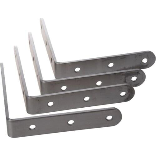4 x Stainless Steel Shelf Support Corner Brace Angle Bracket 100x100mm