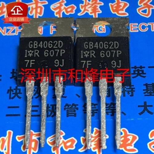 5 Pieces) GB4062D IRGB4062DPBF TO-220 600V 24A / IRF1324 IRF1324PBF 24V 195A / IRF9630 200V 6.5A / IRF9Z24N F9Z24N TO-220
