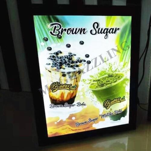 5PCS X A1 (594mmx841mm) Magnet Aluminum Frame LED Illuminated Menu Boards,Restaurant Menu Display Light Boxes A1