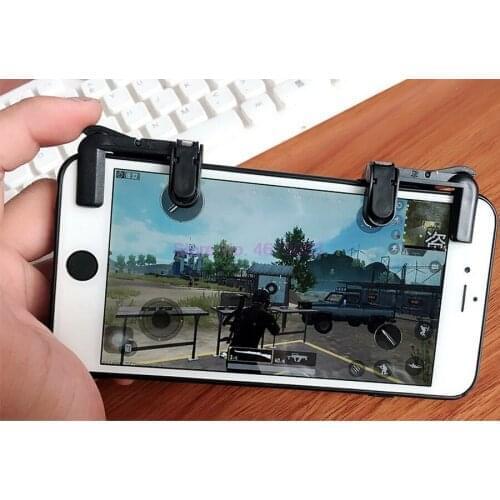 500pairs Knives Out Rules of Survival Mobile Game Fire Button Aim Gaming Trigger L1R1 Shooter Controller PUBG V3.0 Gamepad