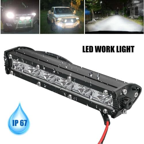 7'' 18W Spot LED Light Work Bar Lamp Driving for Fog Offroad SUV Car Boat Truck IP67 6000K Daytime Running Light