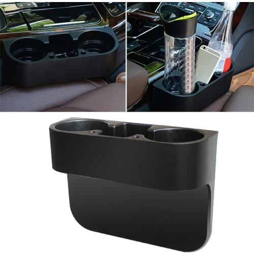 Car Seat Crevice Storage Box Cup Drink Holder Organizer Seat Gap Storage Box Multi-function Water Cup Holder Stowing Tidying