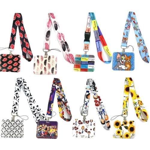 Key lanyard Car KeyChain ID Card Pass Gym Mobile Phone Badge Kids Key Ring Holder Jewelry Decorations