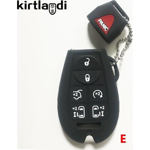 2 3 4 5 button key cover case for Chrysler 300 C Grand Voyager for Dodge Caravan for Jeep grand Cherokee car key case holder set