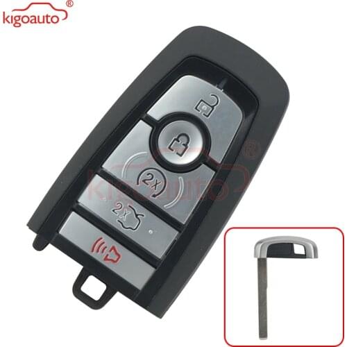 Kigoauto M3N-A2C93142600 smart key shell case 5 button for ford fusion 2017 2018 2019 smart key cover