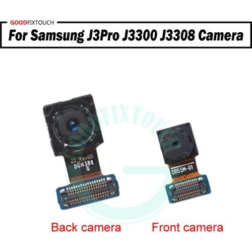 For Samsung J3Pro J3300 J3308 Camera Back Rear Camera with front small camera Module Replacement
