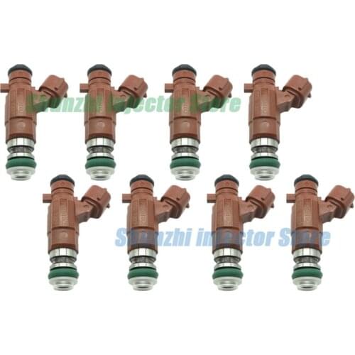 8pcs Fuel Injector Nozzle For Nissan Sentra 2000-2003 1.8L 4Cyl QG18DE 16600-5L300 166005L300 16600 5L300 FBJB100