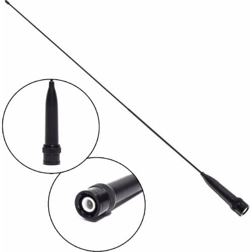 ABBREE AR-776 Titanium BNC 144/ 430MHz Dual Band Light flexible Antenna for Kenwood TK300, TK310 TK100,, Wilson Walkie Talkie