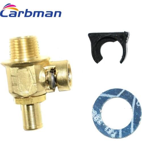 Carbman For F110N (3/8-18 NPT) Long Nipple Fumoto Oil Drain Valve with Lever Clip