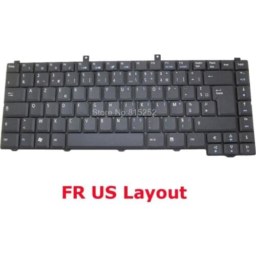 Keyboard For Acer For Aspire AS1670 3030 3100 3600 3690 5030 AS5100 5112 9110 K032102B1 FR V032102AS1 France FR English US