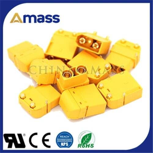 AMASS XT90PW circuit board horizontal connector 4.5mm gold-plated plug hot sale RC accessories