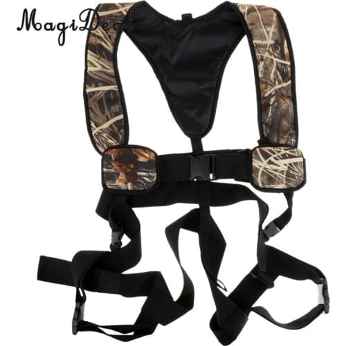 MagiDeal Full Body Safety Belt Caving Harness for Rock Climbing Hunting Protection