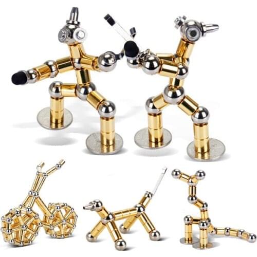 Magnetic Touch Pen for Phone Metal Magnet Modular Ink Toy Touch Stylus Pen For Smart Phone Decompression Toy Polar Pen FC