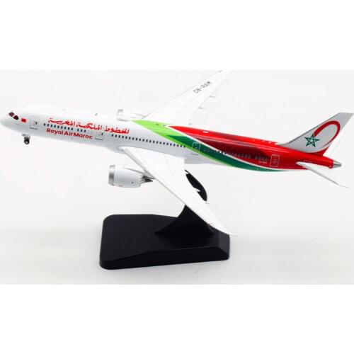 1/400 scale B787-9 CN-RAM For Royal Air Maroc Airline airplane toy aircraft diecast alloy plane with landing gear model