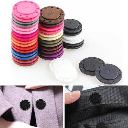 A pair Sewing Supplies Magnet Stone Dark Buckle Automatic Magnetic Buttons DIY Bag Double Sided Magnet Button 21mm Size