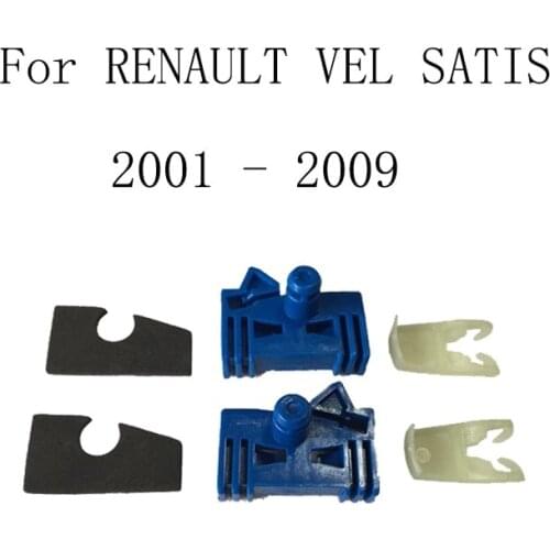 FOR RENAULT VEL SATIS 2001-2009 Power Electric Car Window Regulator Window Lifter Repair Kit Set Plastic Clip Parts Left Right