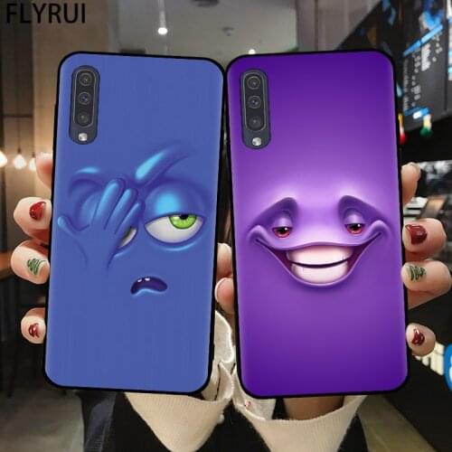 Phone Cases For Samsung A52 A72 A32 A42 A12 A02 A51 A71 A21S A01 A11 A31 A41 A10 A20 A30 A40 A50 A70 3D funny face silicon Cover