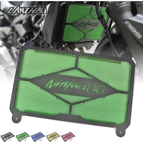 Ninja 400 Motorcycle Radiator Guard Water Tank Cooler Cover Net Green Black Red Accessory for Kawasaki Ninja 400 2017 2018 2019