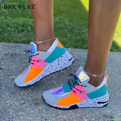 2020 Women Casual Shoes Leggings Fashion Rivets Increased Comfort Running Sneakers Seasons Plus Size 36-43