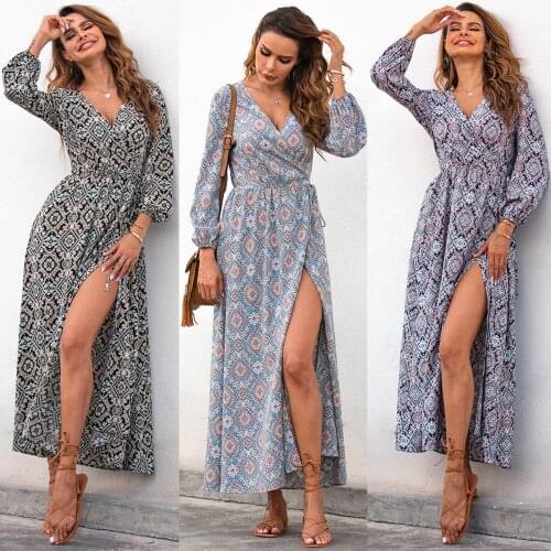 Womens Retro Ethnic Printed Bohemian Casual Dress Maternity Dresses Maternity Clothes Maternity Dresses for Photo Shoot