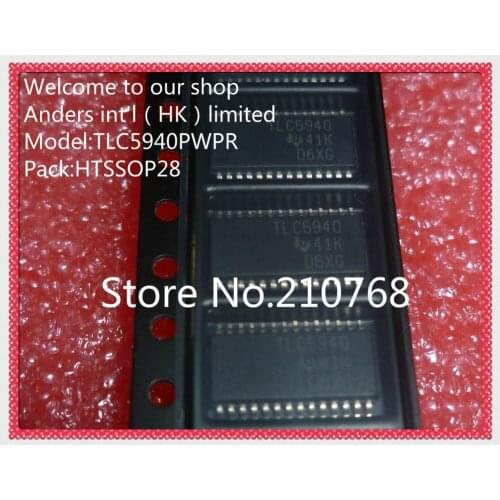 100% New original TLC5940PWPR TLC5940PWP TLC5940 HTSSOP28