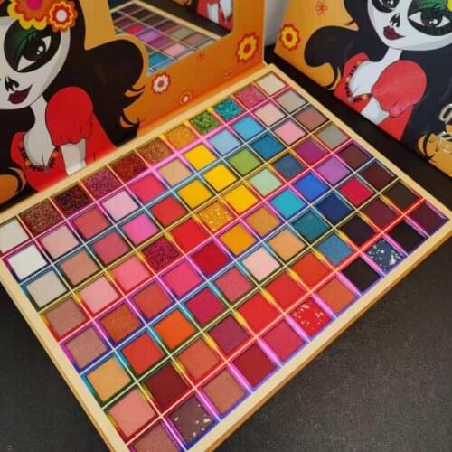 88 Colors Matte Glitter Eyeshadow Palette High-gloss Pearlescent Eye Shadow Colorful Neon Pigment Eye Shadow Cosmetics TSLM1