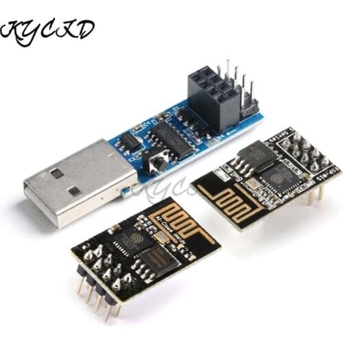 ESP8266 ESP-01 ESP-01S Downloader Adapter Debug Serial Port to WIFI Wireless Module + ESP-01/ESP-01S WIFI Module For Arduino IoT
