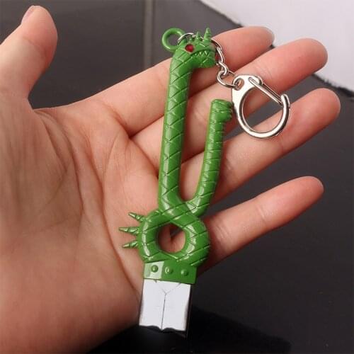 Anime The Seven Deadly Sins Meliodas Dragon Handle Broken Sword Keychain Nanatsu no Taizai Cosplay Weapon Model Key Chain Gift