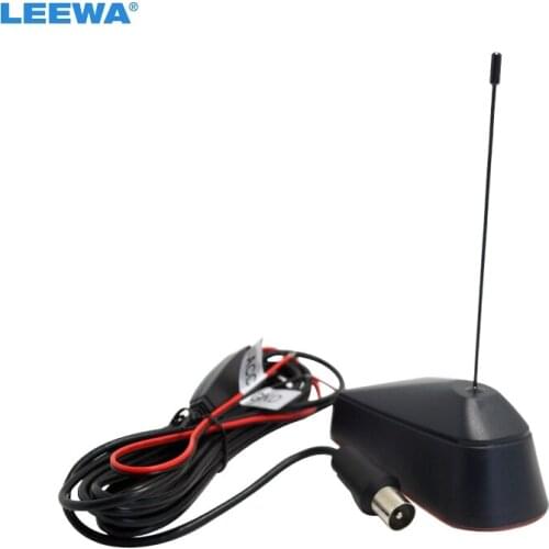 LEEWA Car IEC Active TV antenna with built-in amplifier #CA943