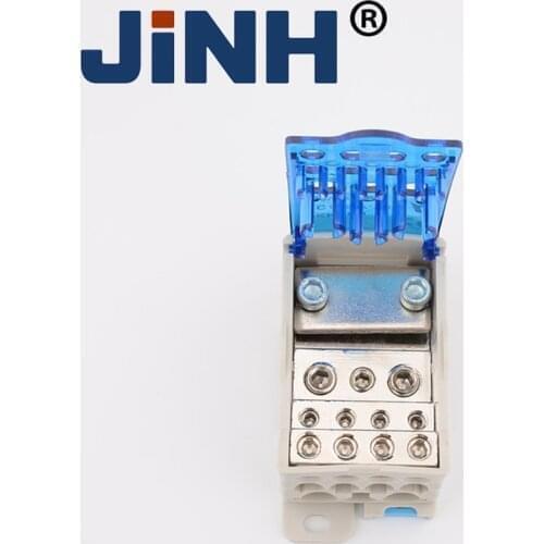 Din Rail Distribution Box Block Power Universal Electric Wire Connector Junction Box Terminal Block One In Multiple Out