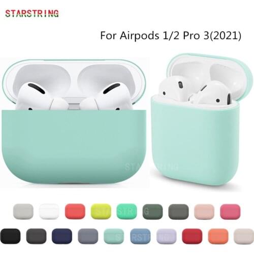 Cases For Apple Airpods Case 1/2 cute Protective Bluetooth Wireless Soft Silicone Earphone Cover Apple Air Pod Pro case airpods