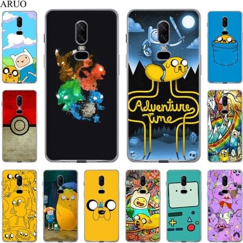 Phone Case for OnePlus 9 8T 5 T 7 Pro 6 3 8 Nord N10 N100 Cute Adventure Time Soft TPU Silicone cases for OPPO Realme 5 Cover