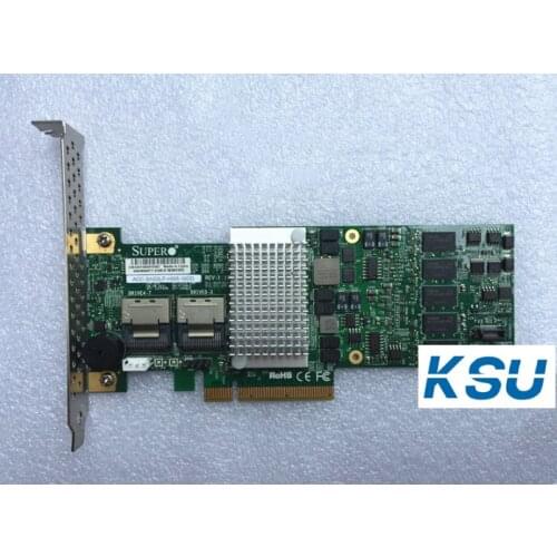 For Supermicro AOC-SAS2LP-H8IR LSI2108 AOC-SAS2LP-H8ir 6Gb/s SAS 8 port PORTS RAID raid Card Controller