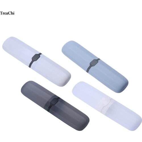 Convenient Travel Toothbrush Toothpaste Holder Portable Toothbrush Storage Box Case Jewelry Pencil Practical Container Box
