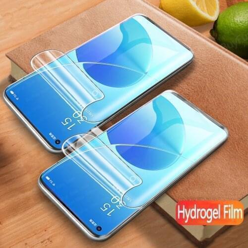 2PCS Hydrogel Film For Oppo Reno6 5G Screen Protector For Oppo Reno6 Reno5 Lite Z F Pro Plus 5G Protective Film Not Glass