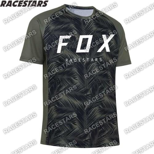 Downhill Mountain Jersey 2022 Short Sleeve Motocross Jersey Enduro MTB Jersey Cycling Wear Bike DH Maillot Ciclismo Hombre MX