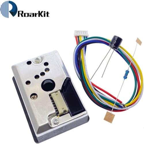 GP2Y1014AU0F Compact Optical Dust Sensor Compatible GP2Y1010AU0F GP2Y1010AUOF Smoke Particle Sensor With Cable