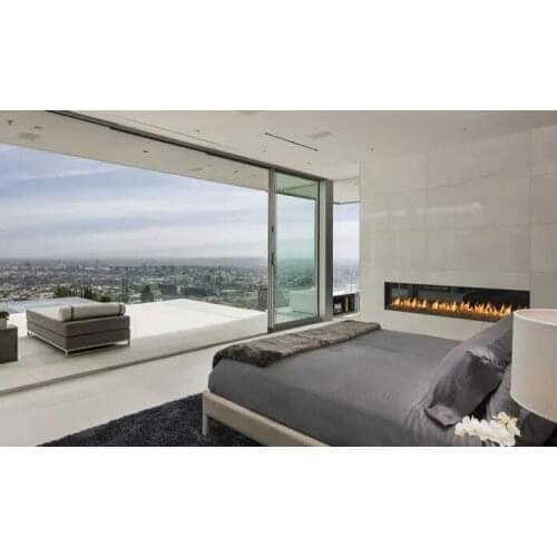 Inno living fire 60 inch modern electric fireplace insert fire bioethanol burner