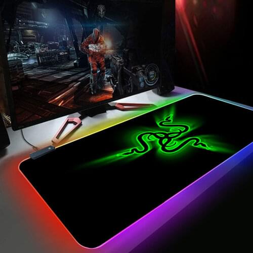 Mouse pad RGB Razer Gaming Accessories Computer Large 900x400 Mousepad Gamer Rubber Carpet With Backlit keyboard led mouse pad