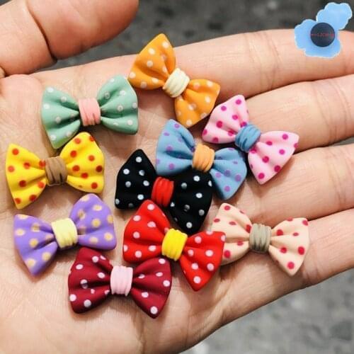 Hot Sales 1pcs Resin Cute Bowknot Garden Shoe Decorations Shoes Accessories Fit Girls Croc Jibz Charm Backpack
