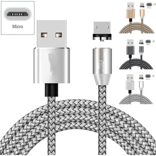 LED Magnetic Cable For Xiaomi Mi a2 lite Micro USB Cables Magnet Charger Cable For Redmi 6 5 6a 5a 4a Note 5 Pro 3 6 4x S2 4