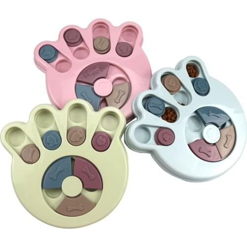 Pet Slow Eating Dog Bowl 2021 New Dog Feeding Bowls Puzzle Toys Interactive Puppy Food Dispenser Prevent Obesity Pet Supplies