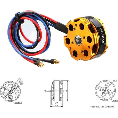 EEICHAO 4108 380KV 580KV 720KV 3-6S Disc Type Multi Rotor Brushless Motor Multi Rotor For Multicopter Hexacopter RC Drone