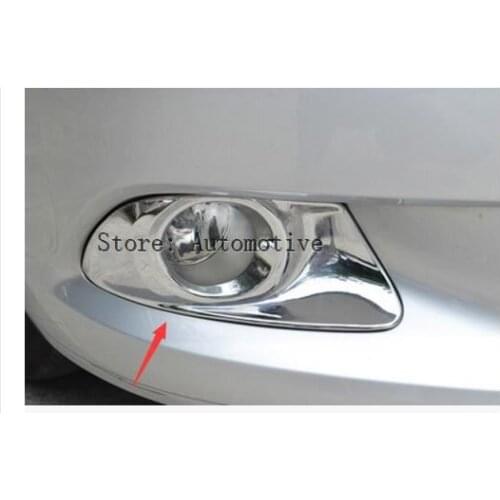 Front Fog light Lamp Cover Trim Fit for Toyota Verso EZ 2011 2012 2013 2014 With Chrome 2pcs per set
