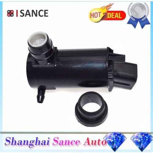 ISANCE Windshield Washer Pump 98510-26000 For Hyundai Accent Santa Fe / Kia Rio 2001 2002 2003 2004 2005 2006 2007 2008 09 10