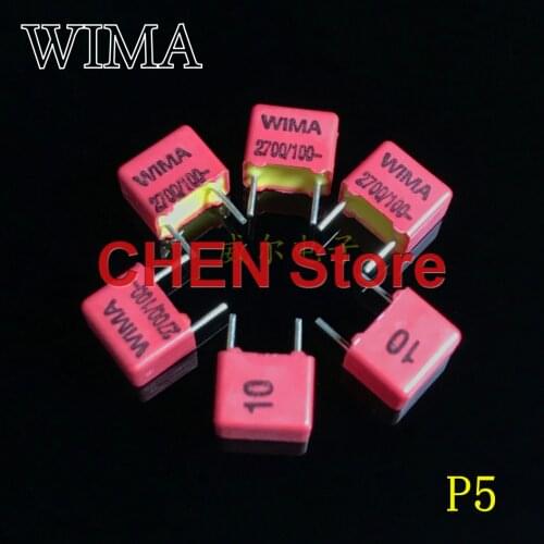 German WIMA FKP2 film capacitor hi-fi audio 2700pf 2n7 100v 3300pf fkp 3.3nf 332/100v