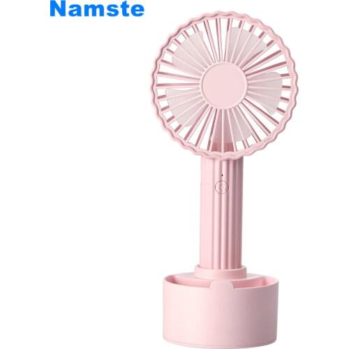 NMT-015 Portable Mini Electric Fan Hand-Held Fan 3-Speed Adjustable USB Can Be Charged Summer School Essentials
