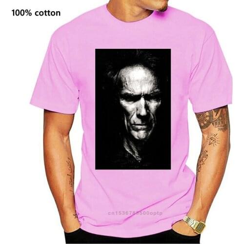 Clint Eastwood T-shirt New Men Black or Dark Grey Shirt S To 3XL Manco Blondie Sleeve Men T Shirts Fashion Top Tee Plus Size