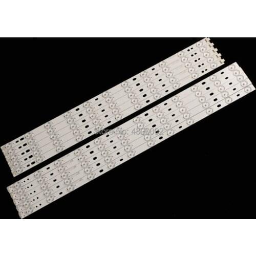 New Kit 10pcs LED backlight strip for LED58R5500F V580HK1-L06 V580H1-LD6-TLDC2 V580H1-LD6-TRDC2 V580H1-LD6-TLDC3 TRDC3